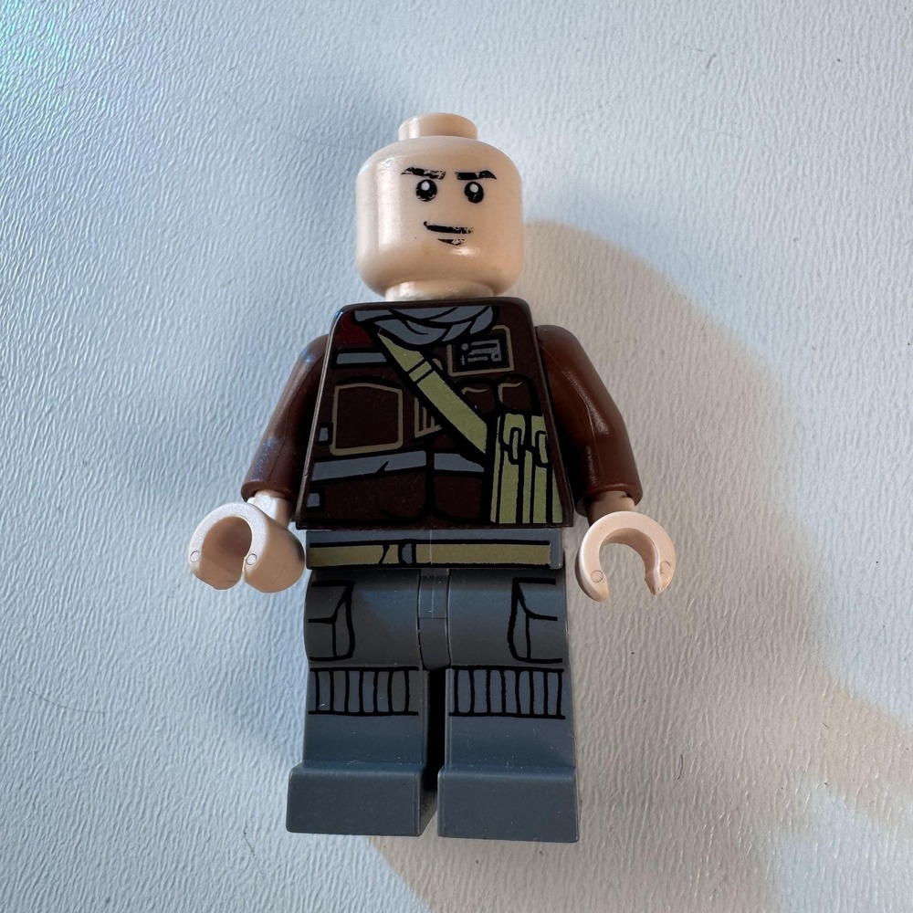 Retired LEGO Star Wars Rebel Trooper SW0805 Minifigure Brown Jacket